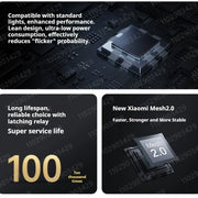 Xiaomi Smart Switch Wall Switch Double Key Dual Control Live Neutral Line Work For Smart Light Remote Control Switch Mi Home New