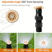 Garden Sprinkler 360 degree Rotation Irrigation Watering System Plant Watering Sprinkler For Agriculture Lawn Farm Greenhouse