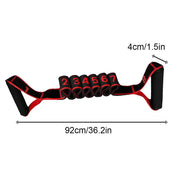 Fitness Resistance Band For Yoga Pilates Stretching Fitness Training 8 Adjustable Resistance Level Digital Marking Fitness Suppl