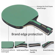 Professional Table Tennis Racket High Elasticity Single And Double Exercise Training Competition Racket For Beginers