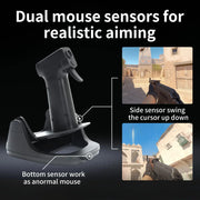 FPS Game Gun Mouse Pistol Handle Grip Wired Peripherals Pc Gamer Accessories Gaming Mice Gaming Accessories Gift