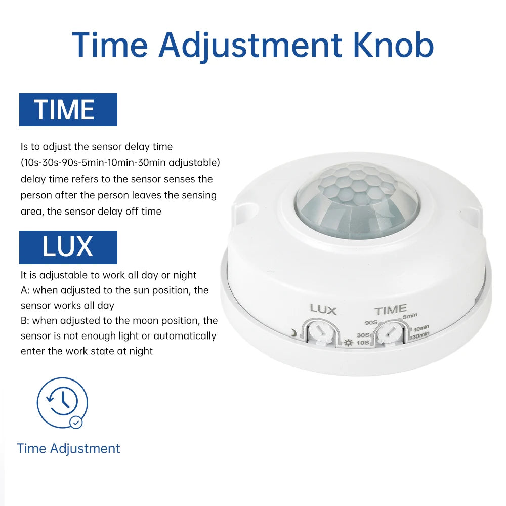 Smart Home Mini Motion Sensor Switch AC 220-240V Ceiling Infrared Human Body PIR Sensor Smarthome For Stairs Corridor Washrooms