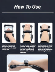 Adjustable Forearm Hand Trainer Wrist Exercises Force Power Strengthener Fitness Equipment Wrists And Strength Grips Workout