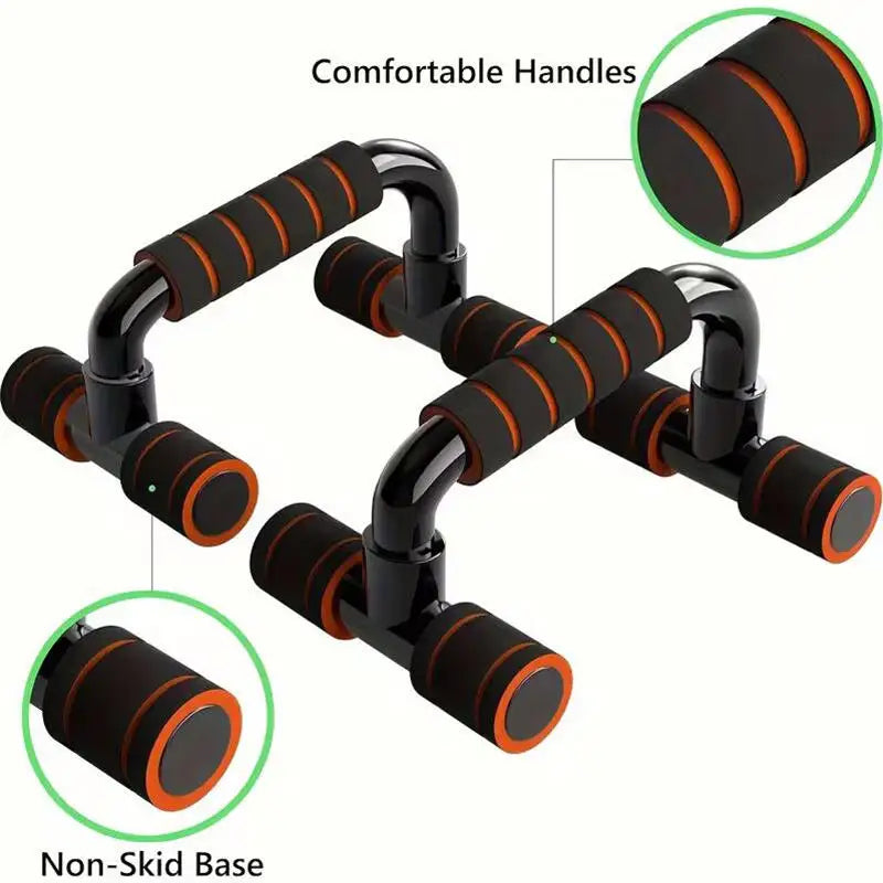 Portable Muscle Training Fitness Equipment Anti Skid Foam Handle Push Up Support Comfortable Household Fitness Equipment