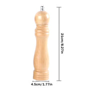 Kitchen Essential Wood Pepper Mill,Adjustable Grinder for Fresh Flavor,CeramicMechanism,Perfect Housewarming or Host Gift,3Sizes