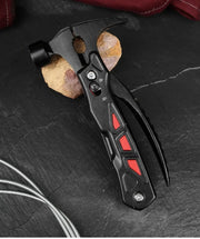 Outdoor Portable Repair Tool Claw Hammer Multi-Functional with Window Breaker Stainless Steel Pliers For Camping Tent Stakes