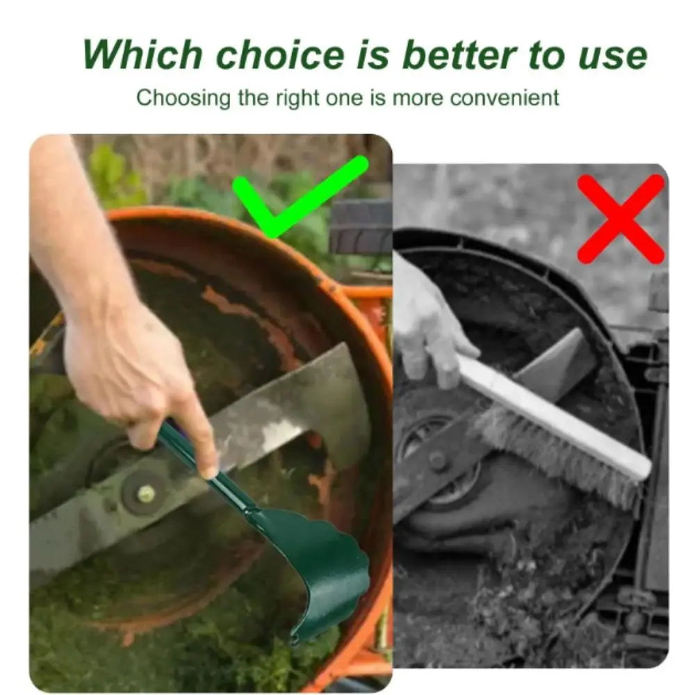 Heavy Duty Lawn Mower Cleaning Tool Iron Construction Garden Tool Garden Scraper Kit 1 Piece Lawn Mower Cleaner Trimmer Cleaning