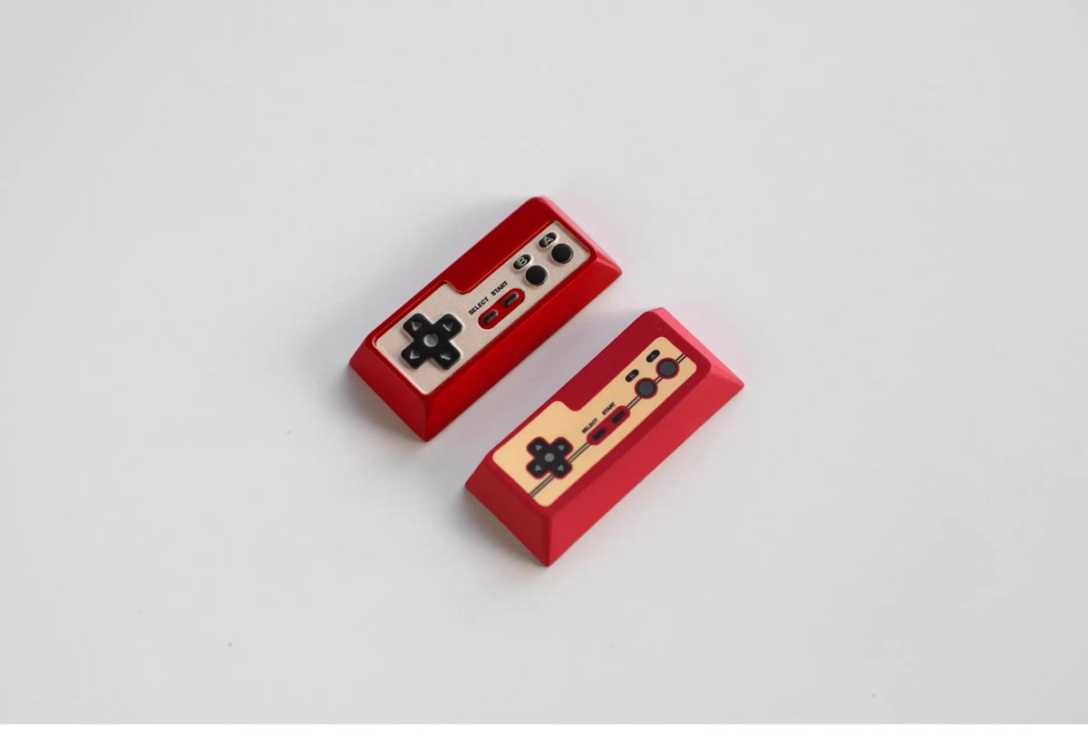 Original Red White Gaming Console Retro Enter keycap Mechanical Keyboard Metal PC Gaming Keyboard Collect gift keycap