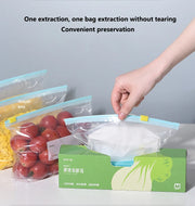 Reusable Storage Bags, Zipper Lock Bags, Food Grade Transparent Storage Bags
