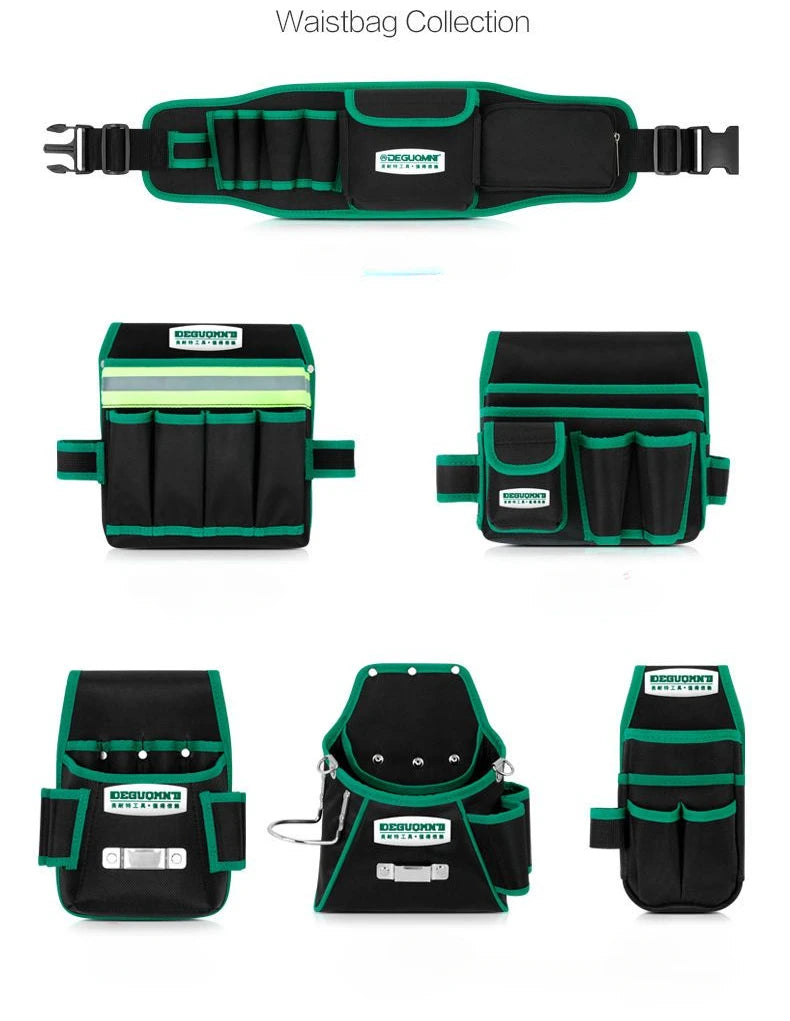 Electrician Tool Bag Professional Greener Tool Bag Waterproof Classic Kit Multi-functional Work Tools Portable Tools Organizer