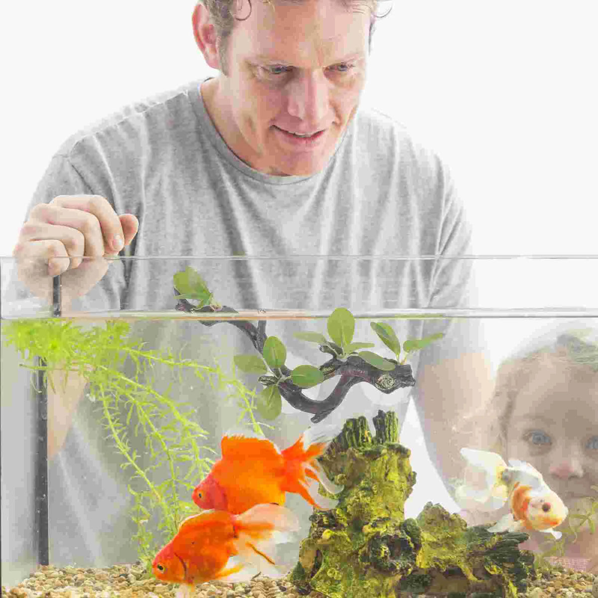 Reptile Accessories for Habitat Simulated Resin Branches Animal Fish Lizard Tank Aquarium Decor Accessories Habitat Container