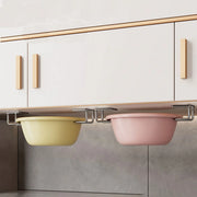 4Pcs Kitchen Storage Rack, Punching-free Wall Under Cabinet Cutting Board , Multi-functional , Accessories