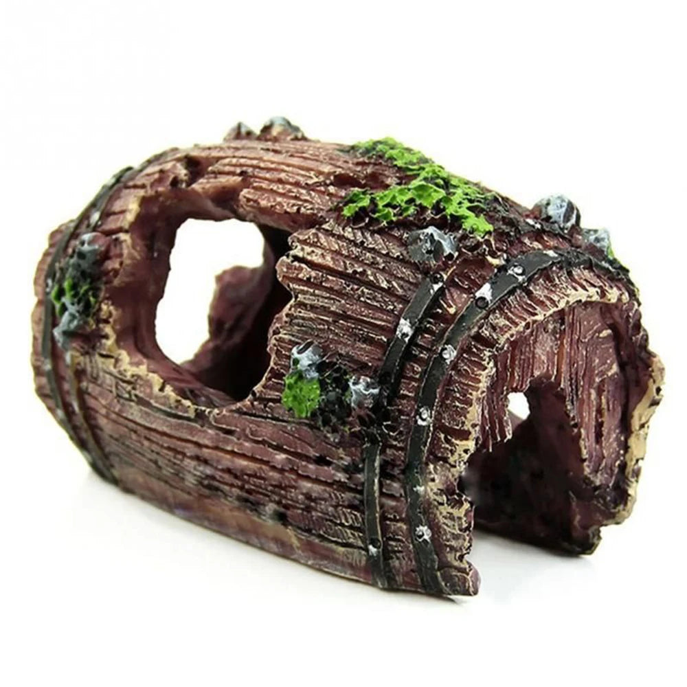 1PC Aquarium landscaping accessories fish tank escape house resin decoration