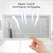 Smart Bathroom Mirror, Toilet, Washroom, Wall Mounted, LED Light Mirror, Anti Fog, Defogging, Bathroom Mirror, with Time Display
