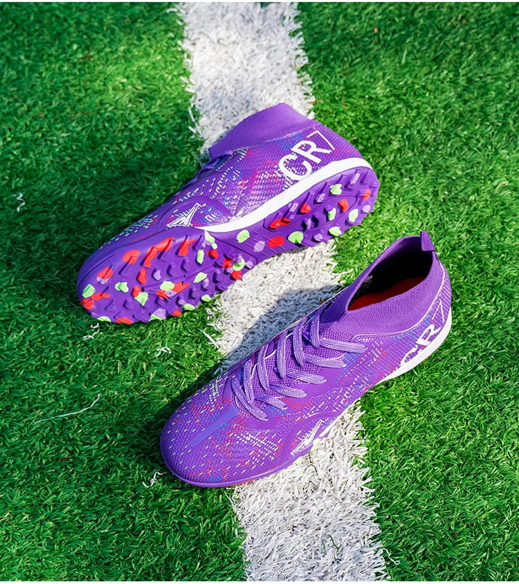 New Men Soccer Shoes Society Cleats Professional Football Boots Indoor Fast Football Field Boots Sneaker Boy Original Training
