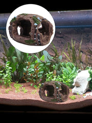 1PC Aquarium landscaping accessories fish tank escape house resin decoration