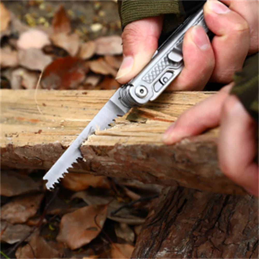 SWISS TECH 11 in 1 Mini Multitool Multi-function Tools with Scissors Screwdriver EDC Outdoor Survival Hand Tool