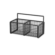 Kitchen Wall Mounted Storage Rack Onion Ginger Garlic Condiments Spice Shelf Punch-Free Vegetable Fruit Drain Basket