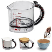 Kitchen Essential Adjustable Measuring Cup with Unique Scraper Base; Perfect for Every Cooking Need