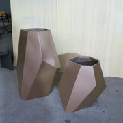 Garden Decoration Flower Pots Galvanized Steel Powder Coated Outdoor Planters Box Manufacturer