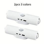 Smart Sensor Night Light Charging Wall Light Dimming AAtmosphere Light Suitable for Corridor Stairs Wardrobe Bedroom Bedside