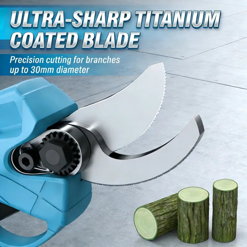 30mm Cordless Brushless Electric Pruning Shears Tree Bonsai Trimming Tool Branch Cutting Electric Tool For Makita 18V Battery