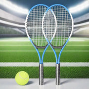 2pcs Tennis Rackets Included Tennis Bag And Tennis Sports Exercise Racquet Set Youth Games Outdoor,Suitable for Beginner