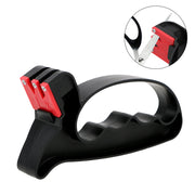 Knife Sharpener Gadgets Convenient Grindstone Handheld Scissor Blade Sharpening Kitchen Tools 2 In 1